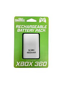 Pile / Batterie Pour Manette Xbox 360 Sans Fil Par Old Skool - Blanche